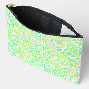 Colourful Bright Trippy Groovy Funky Hippie Marble Accessory Pouch
