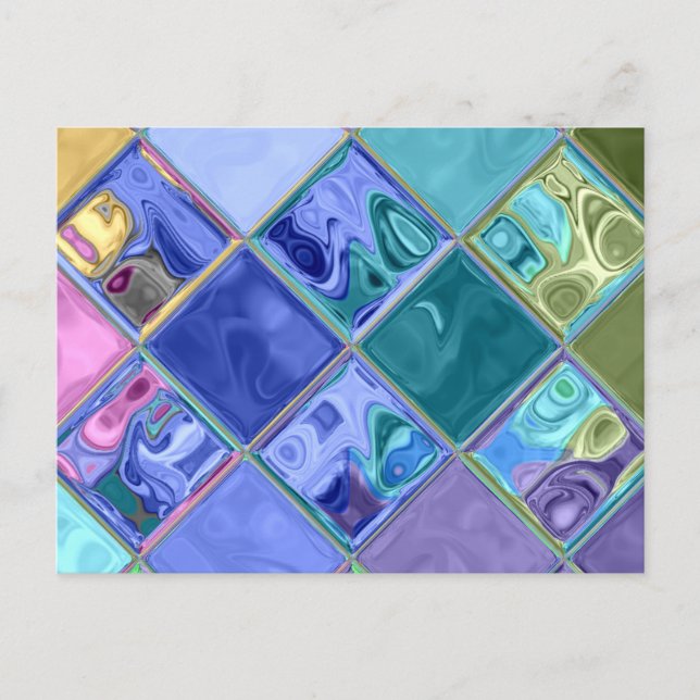 Colourful Bright Unique & Customisable Postcard (Front)