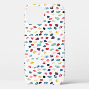 Colourful Brush Strokes: Watercolor Seamless. iPhone 12 Case