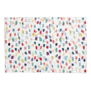 Colourful Brush Strokes: Watercolor Seamless. Pillowcase