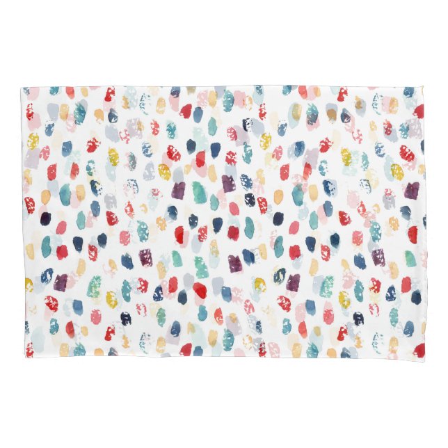Colourful Brush Strokes: Watercolor Seamless. Pillowcase (Front)