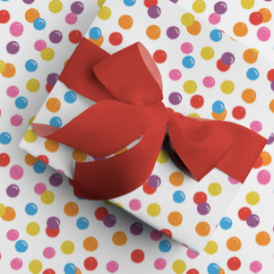 Colourful Bubble Gum Pattern Wrapping Paper