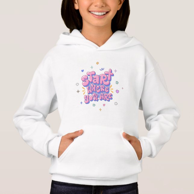 Colourful Bubble Letter Quote (Front)