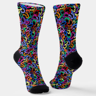 Colourful Bubble Pattern Socks
