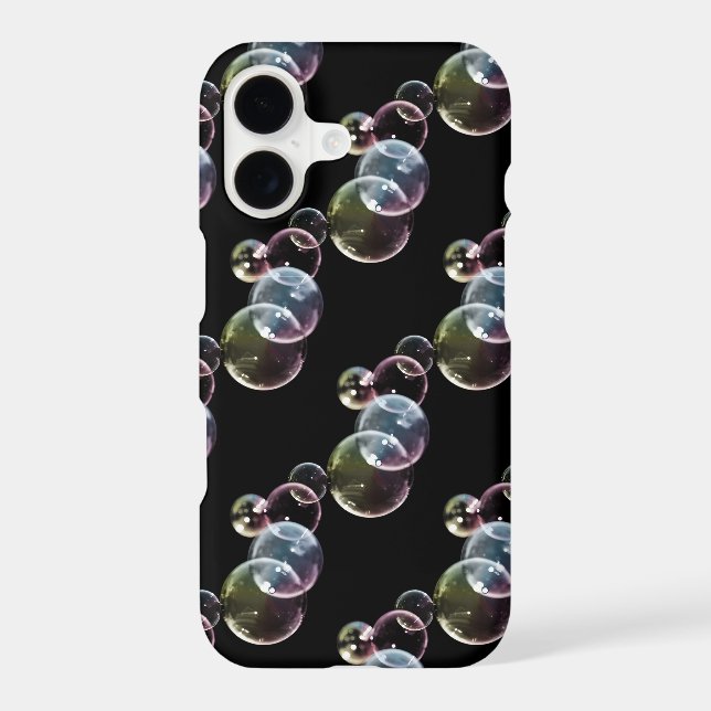 colourful bubbles on black (Back)