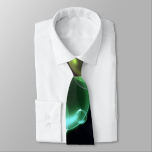 Colourful Bubbles On Black Tie