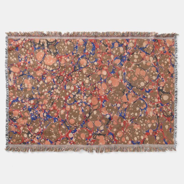 colourful bubbles print throw blanket (Front)