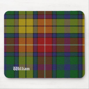 Colourful Buchanan Tartan Plaid Mouse Mat