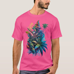 Colourful Buds Design Original Artwork T-Shirt