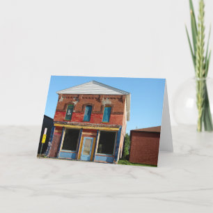 Colourful Building Card