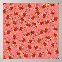 Colourful bunch of flowers with pinky backgroundar