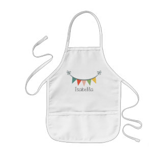 Colourful Bunting Banner Customised Aprons