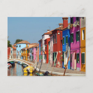 Colourful Burano Postcard