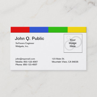 Colourful Business Card
