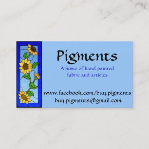 Colourful business card