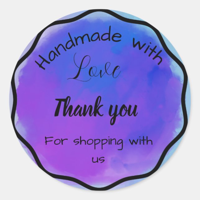 Colourful business stickers  (Front)