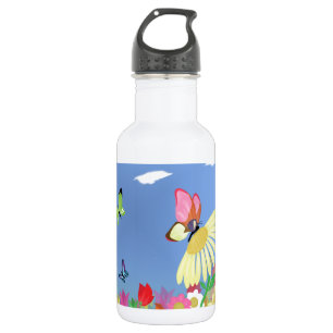 Colourful Butterflies 532 Ml Water Bottle