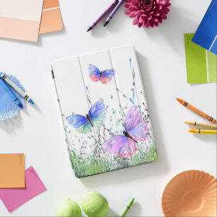 Colourful Butterflies Flying iPad Air Cover Spring