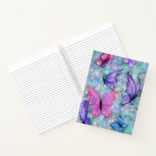 Colourful Butterflies Flying - Joy Notebook