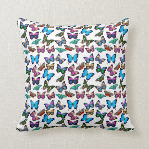 Colourful Butterflies Galore Pillow