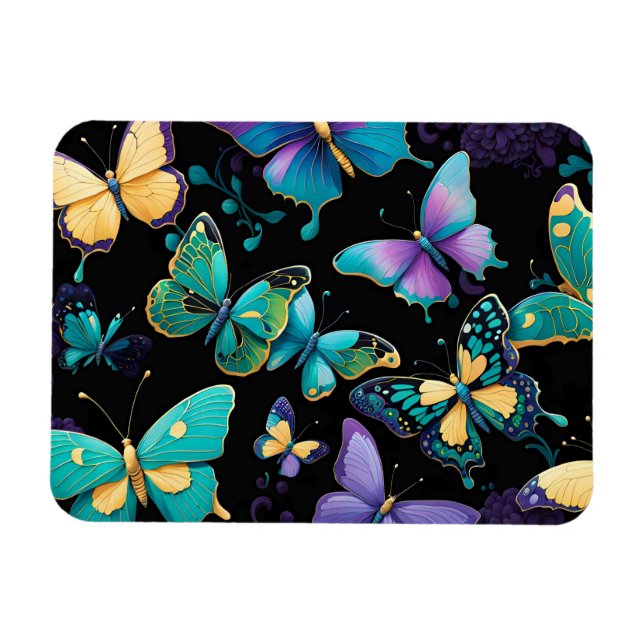 Colourful Butterflies Magnet (Horizontal)