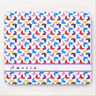 Colourful Butterflies Mouse Mat