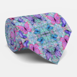 Colourful Butterflies Neck Tie