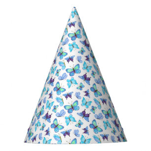 Colourful Butterflies Party Hat