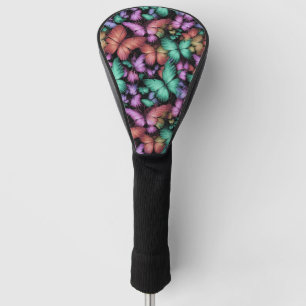 Colourful Butterflies Print Golf Head Cover