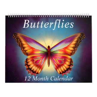 Colourful Butterflies | Radiant Butterfly Magic Calendar