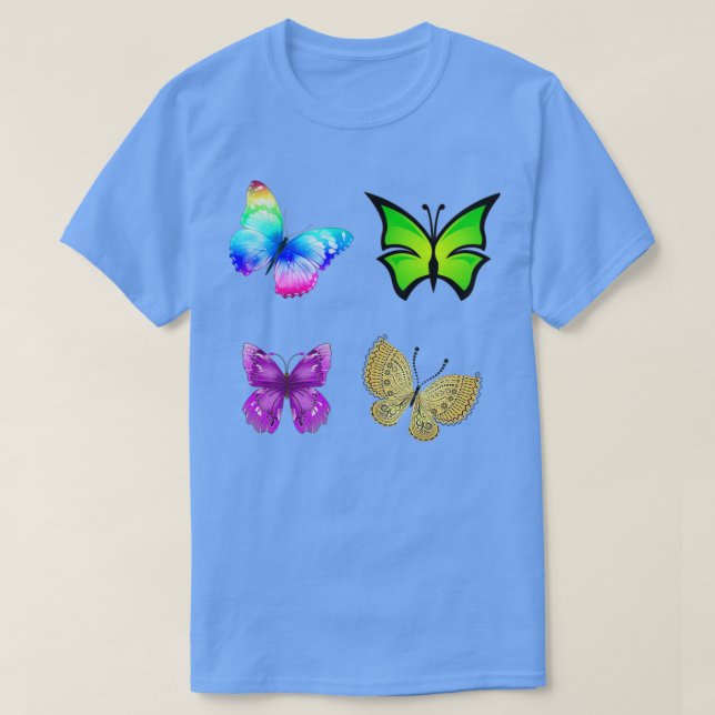 Colourful Butterfly 3 T-Shirt (Design Front)