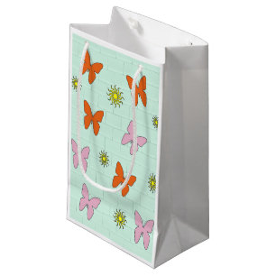 Colourful Butterfly and Sun Pattern Gift Bags
