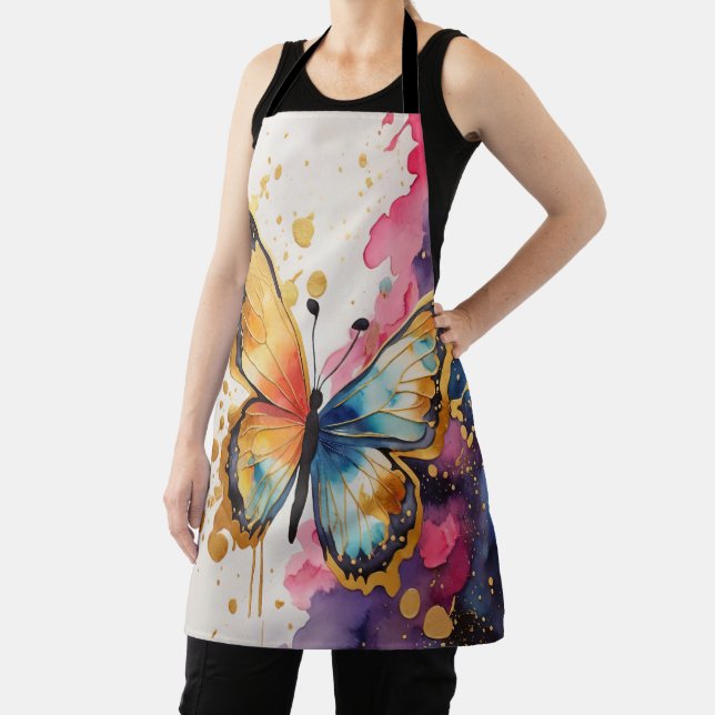 Colourful Butterfly Apron (Insitu)