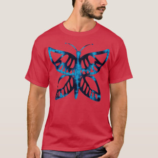 Colourful Butterfly Artwork Tie Dye T-Shirt