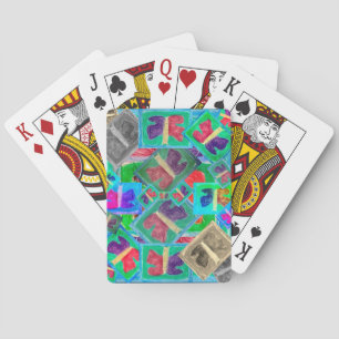 Colourful Butterfly Challenge Playing Cards