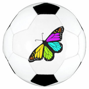 Colourful butterfly clipart football