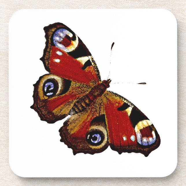 Colourful Butterfly Coaster (Front)