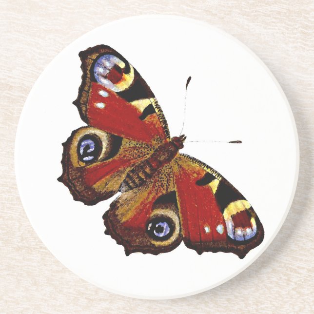 Colourful Butterfly Coaster (Front)