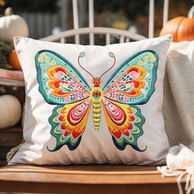 Colourful Butterfly Cushion (Creator Uploaded)