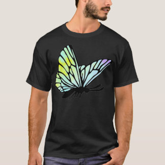 Colourful Butterfly Design 1 blue and green T-Shirt