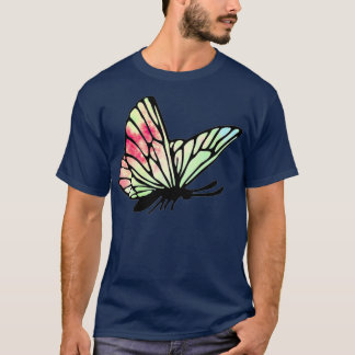 Colourful Butterfly Design 1 red and green T-Shirt