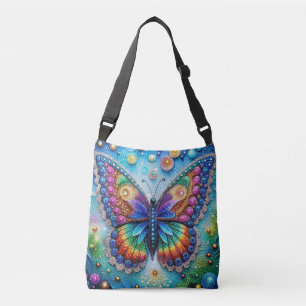 Colourful Butterfly Diamond Painting Tote Bag