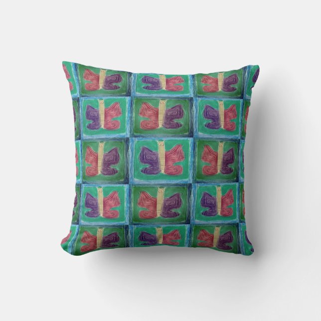 Colourful Butterfly | Filters | Half Drop |  Cushion (Front)