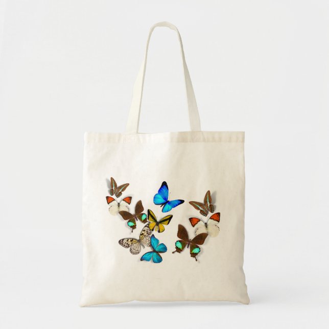 Colourful Butterfly Freedom Tote Bag (Front)