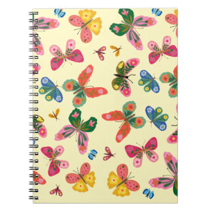 Colourful Butterfly Garden Diary Notebook