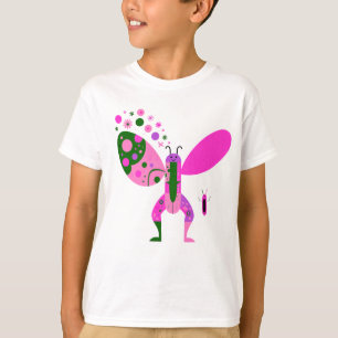 Colourful Butterfly Graphic T-Shirt