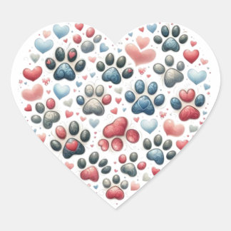 colourful butterfly heart cut stickers