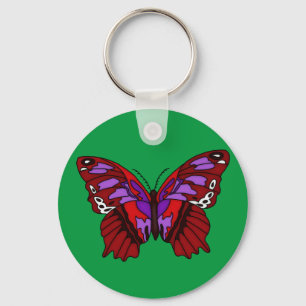 Colourful Butterfly Key Ring