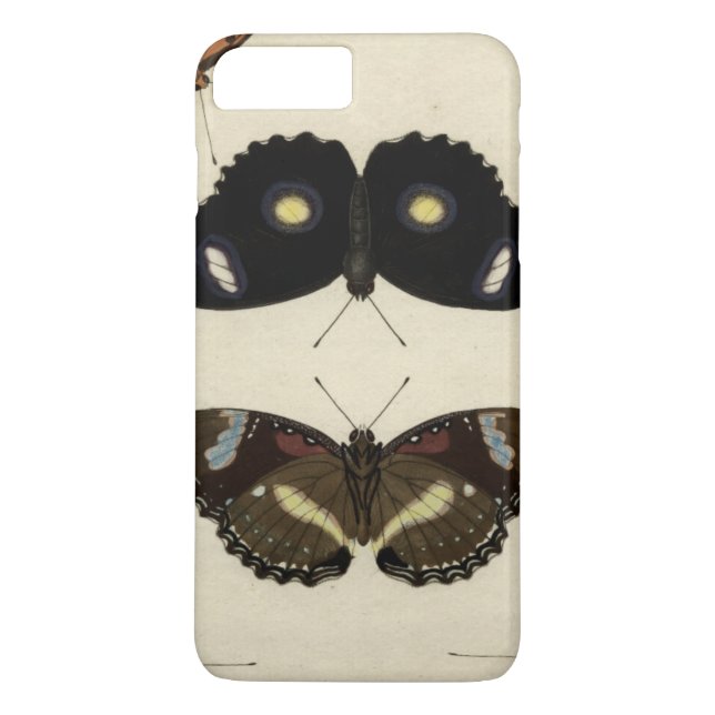 Colourful Butterfly Medley on Cream Background Case-Mate iPhone Case (Back)