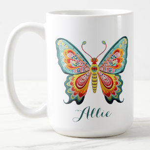 Colourful Butterfly Mug